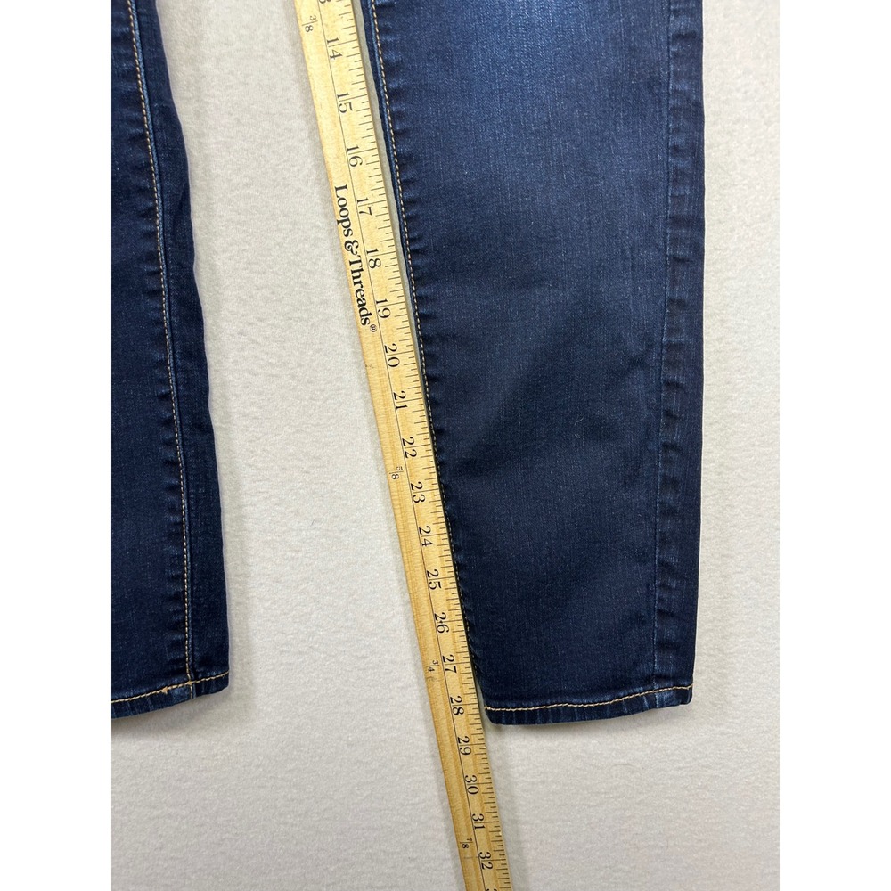 Classic Skinny American Eagle Women 8 Dark Wash Hi-Rise Stretch Jeggings - Picture 7 of 11